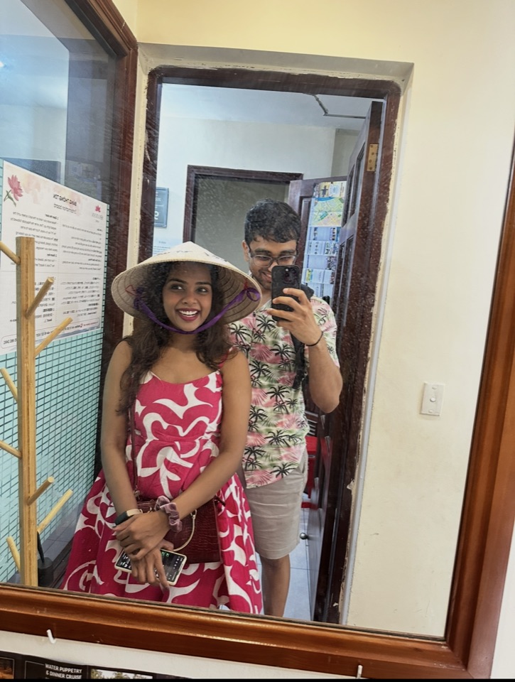 A cute selfie of the two of you together